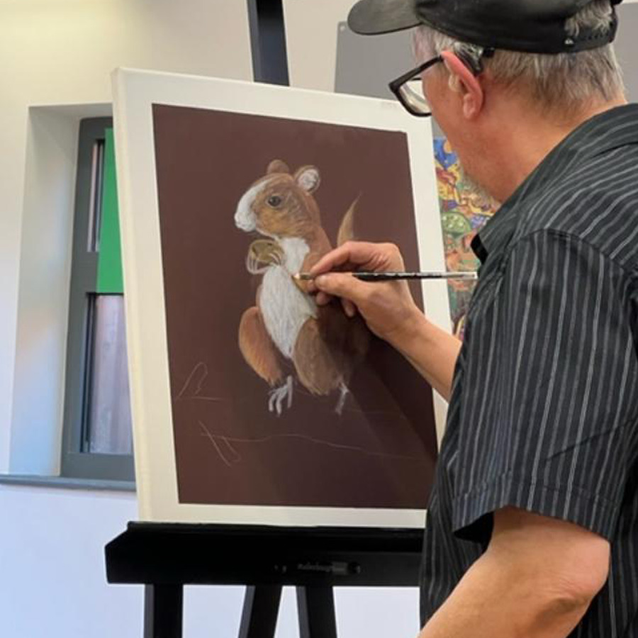 May – Edwin Cripps will be giving a demonstration with acrylics.